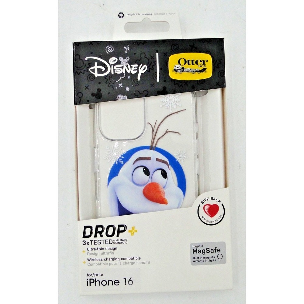 Disney OtterBox Frozen Olaf Snowman‎ iPhone 16 Case Cover NEW!